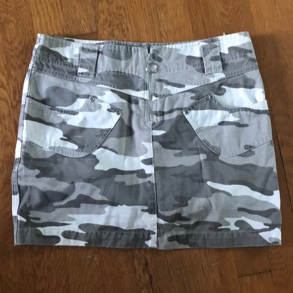 Armani Exchange mini camo skirt